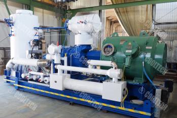 Установка для поддержания давления газообразного аммиака